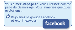 Rejoignez le groupe Facebook  de Mapage.fr